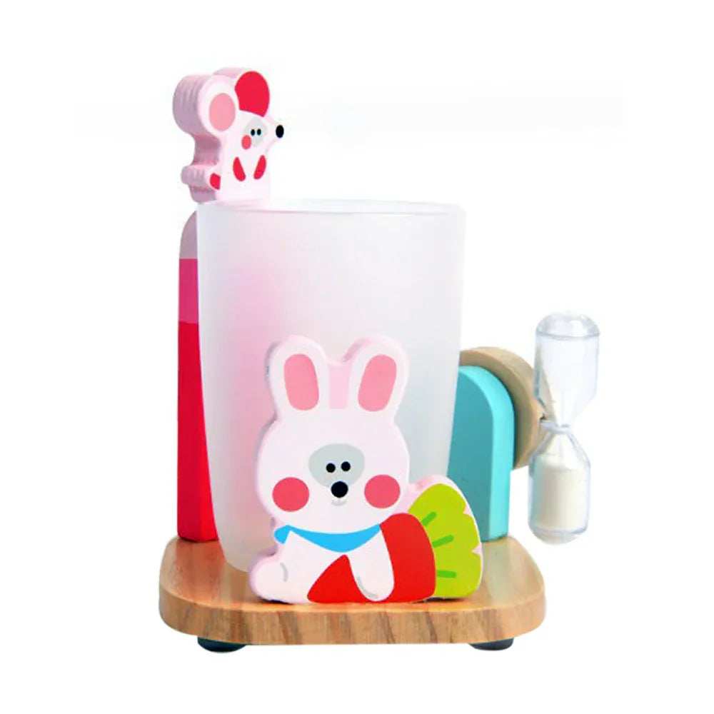 Mideer Baby Toothbrush With Sand Timer - Pink in Kuwait